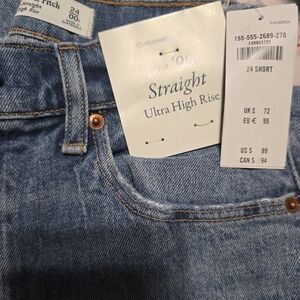 Abercrombie & Fitch Blue High Rise Jeans